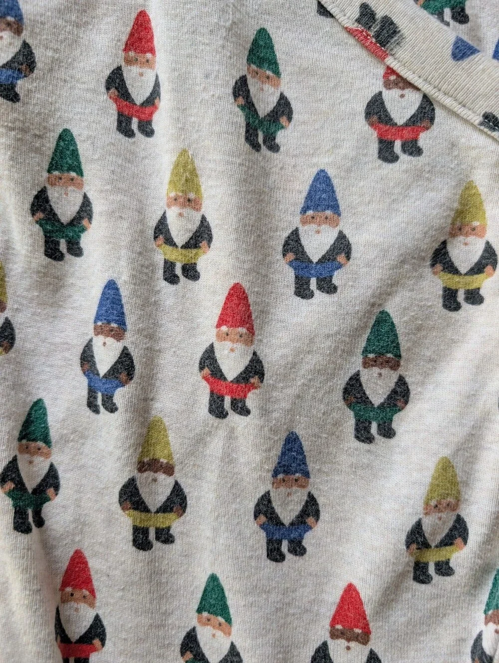 Hanna Andersson | 6-12 mo | Gnome Print | Snap Closure Onesie